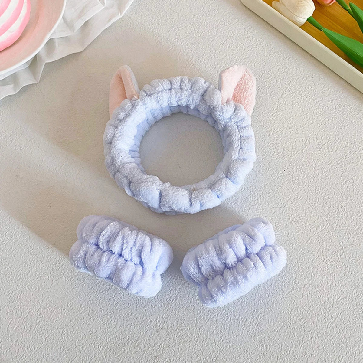Ensemble Spa – Bandeau de soin et bracelets absorbants